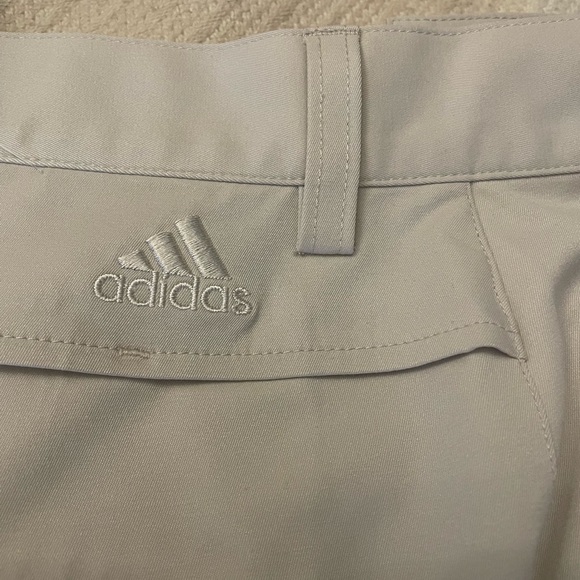 Men’s golf shorts by Adidas. Waist size 34. Tan color - Picture 3 of 4